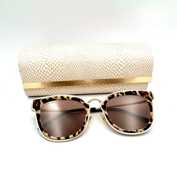 Jimmy Choo Nile/S Animal Print Sunglasses main image 5